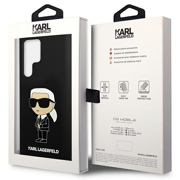 Etui Karl Lagerfeld Silicone NFT Ikonik - Etui Samsung Galaxy S23 Ultra (czarny) Case