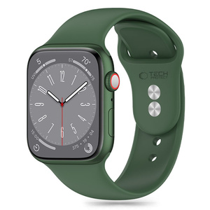 TECH-PROTECT SILICONE APPLE WATCH 4 / 5 / 6 / 7 / 8 / 9 / SE / ULTRA 1 / 2 (42 / 44 / 45 / 49 MM) OLIVE