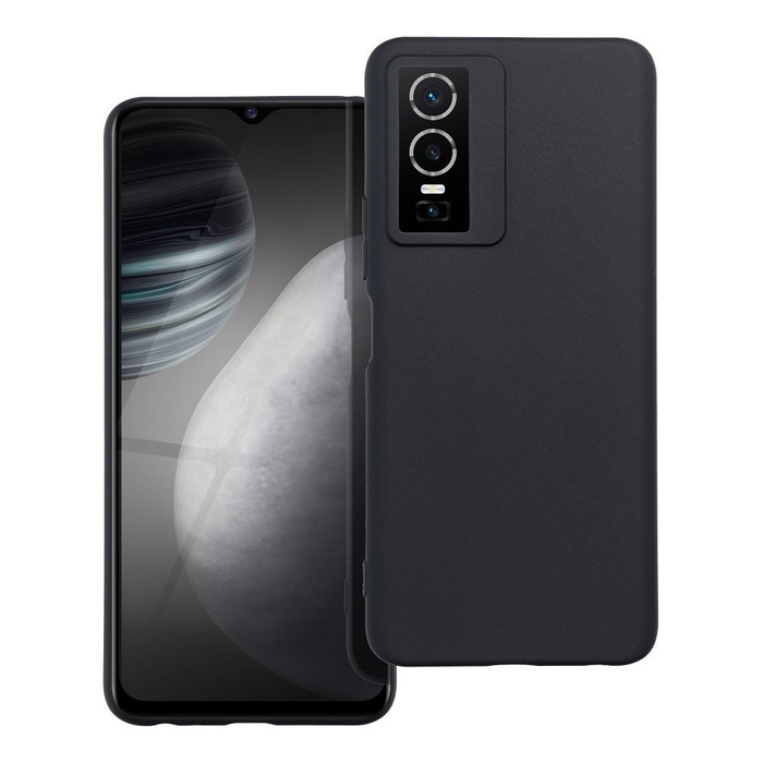 Etui Futerał MATT do VIVO Y76 5G czarny Case