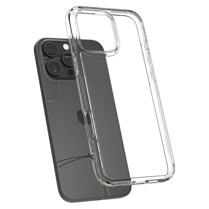 ETUI SPIGEN ULTRA HYBRID IPHONE 16 PRO CRYSTAL CLEAR