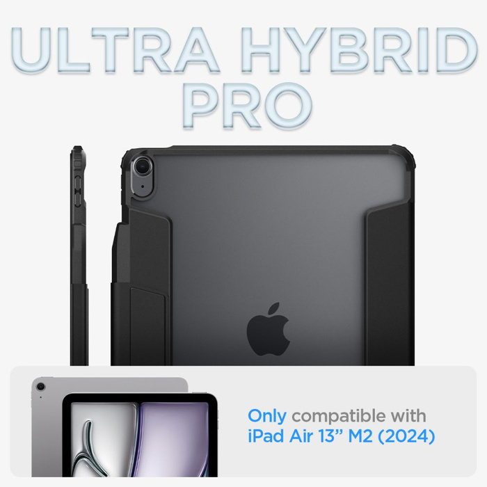 SPIGEN ULTRA HYBRID ”PRO” IPAD AIR 13 2024 BLACK