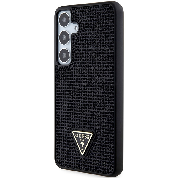 Etui Guess GUHCS24MHDGPPK S24+ S926 czarny/black hardcase Rhinestone Triangle Case