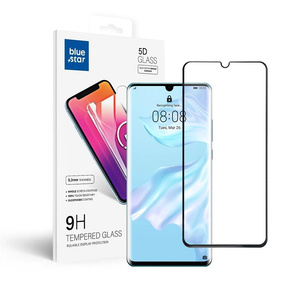 Szkło hartowane Blue Star 5D - do Huawei P30 Pro (full glue/case friendly) - czarny