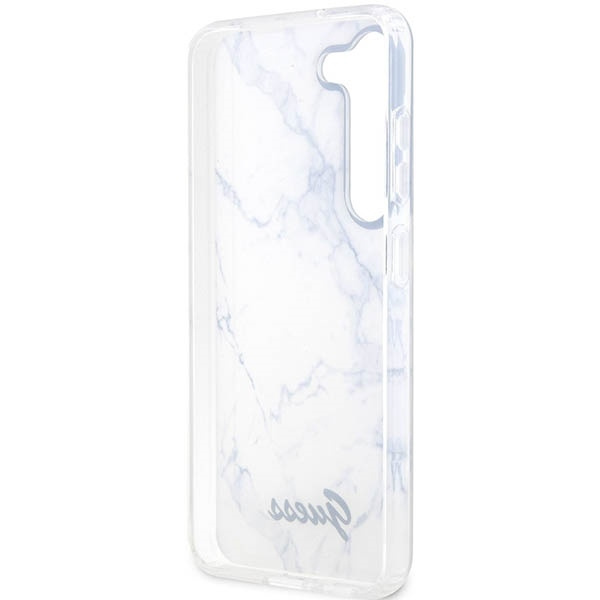 Etui Guess GUHCS23MPCUMAH S23 Plus S916 biały/white hardcase Marble Case