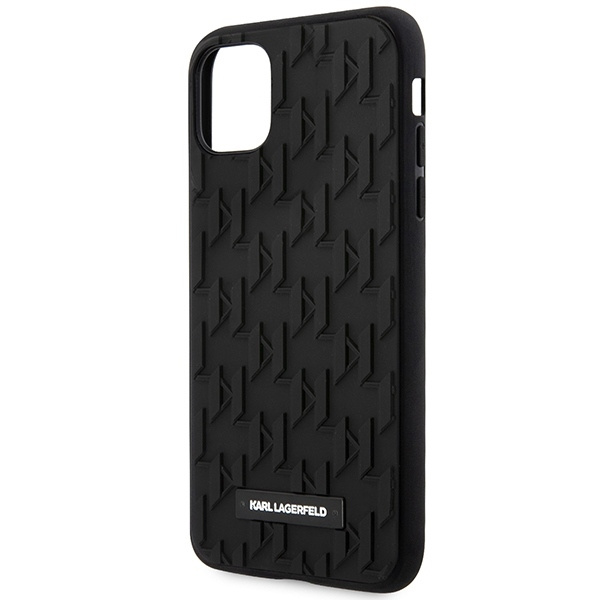 Etui Karl Lagerfeld Klhcn61rupklpk iPhone 11 / Xr 6.1" Hardcase Czarny/black 3d Monogram Case