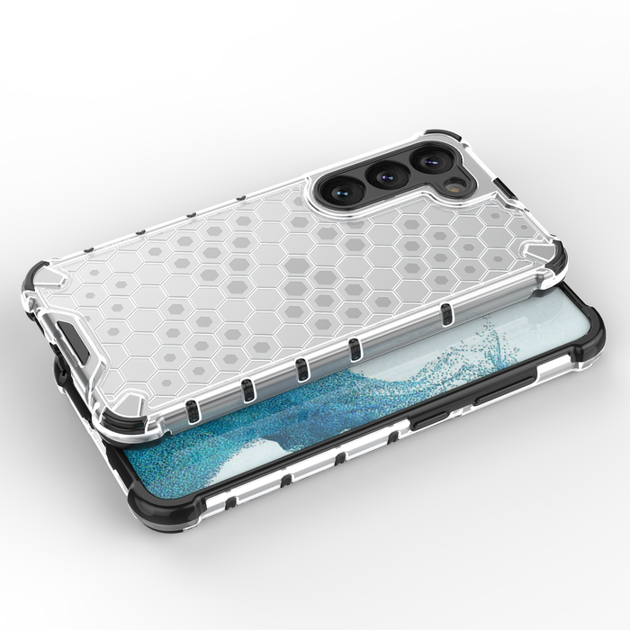 Etui Honeycomb etui do Samsung Galaxy S23 pancerny hybrydowy pokrowiec czarne Case