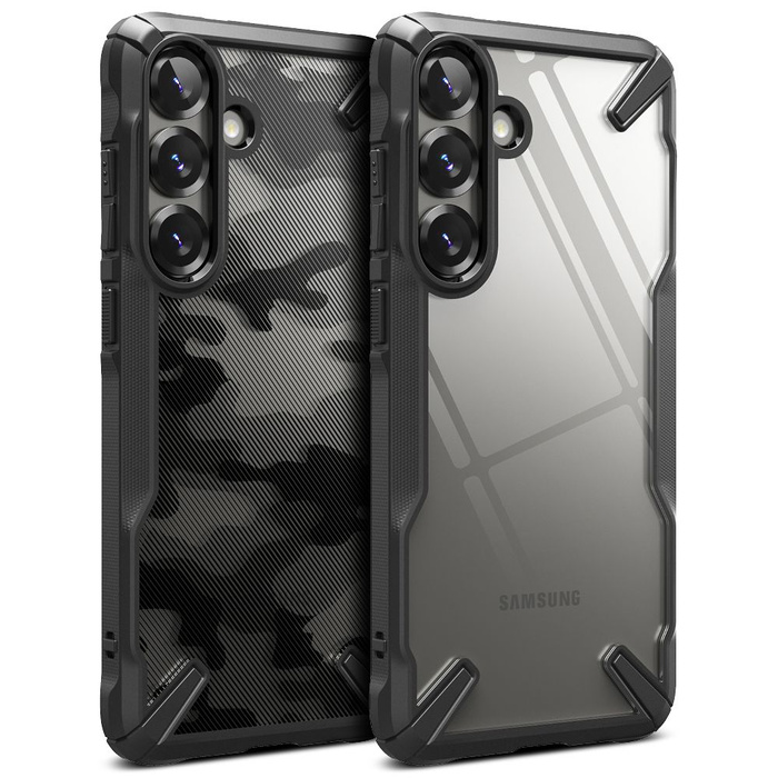 RINGKE FUSION X GALAXY S25 CAMO BLACK