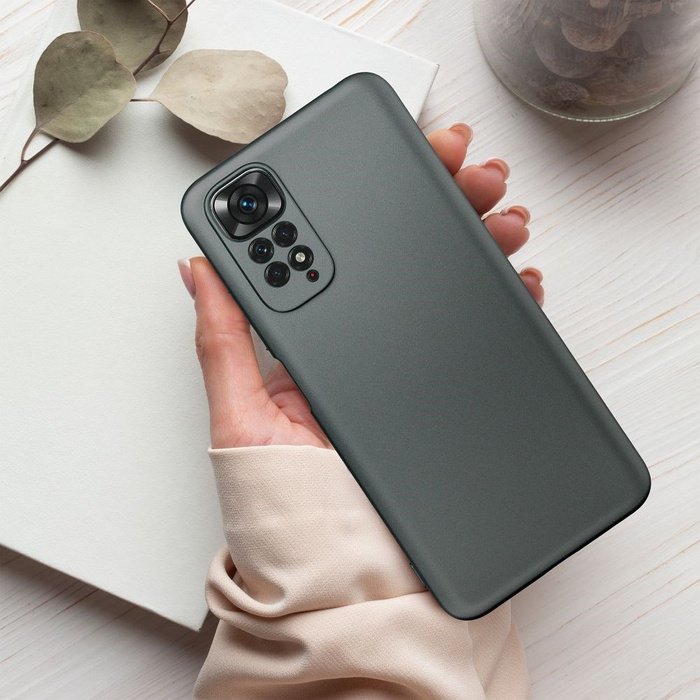 Etui Futerał METALLIC do HONOR 90 PRO 5G szary Case