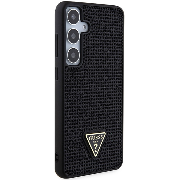 Etui Guess GUHCS24MHDGPPK S24+ S926 czarny/black hardcase Rhinestone Triangle Case