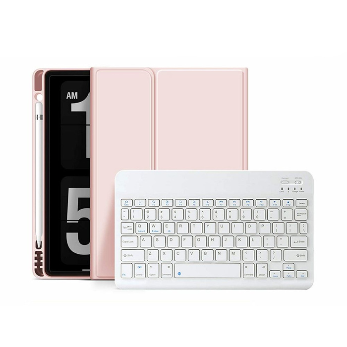 ETUI TECH-PROTECT SC PEN + KEYBOARD IPAD 10.2 2019 / 2020 / 2021 PINK