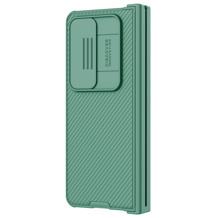 Nillkin CamShield Pro Case (simple) etui Samsung Galaxy Z Fold 4 pokrowiec z osłoną na aparat ciemnozielone