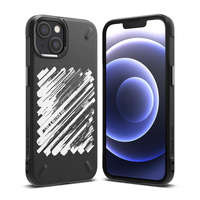 Ringke Onyx Design wytrzymałe etui pokrowiec iPhone 13 mini czarny (Paint) (OD541E229)