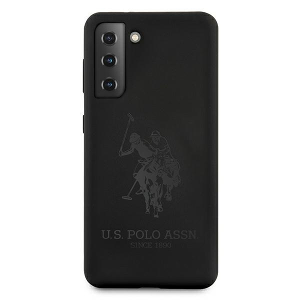 Etui US POLO Samsung Galaxy S21 Silicone On Tone USHCS21SSLHRTBK Czarny Case