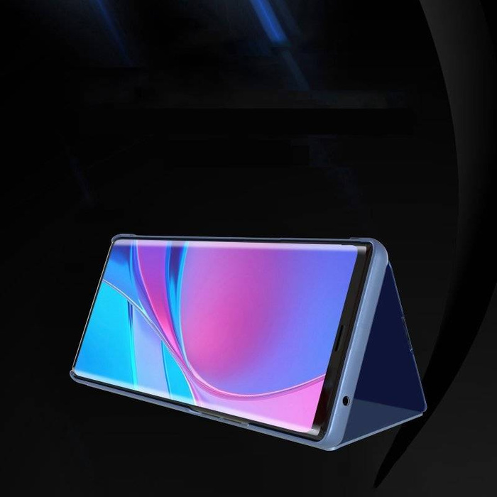 Clear View Case futerał etui z klapką Samsung Galaxy A03s (166,5) różowy