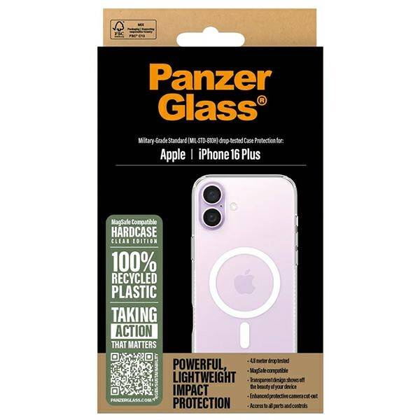 Etui PanzerGlass HardCase iPhone 16 Plus 6.7" biały/white MagSafe 1293