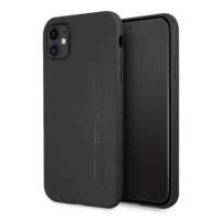 AMG AMHCN61DOLBK iPhone 11 6,1" czarny/black hardcase Leather Hot Stamped