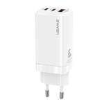 Ładowarka Sieciowa USAMS 2xUSB-C USB-A GaN 65W T33 PD Fast Charging CC110TC02 US-CC110 Biały