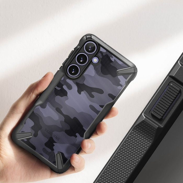 Etui Ringke Fusion X Samsung Galaxy S24 Camo Black Case