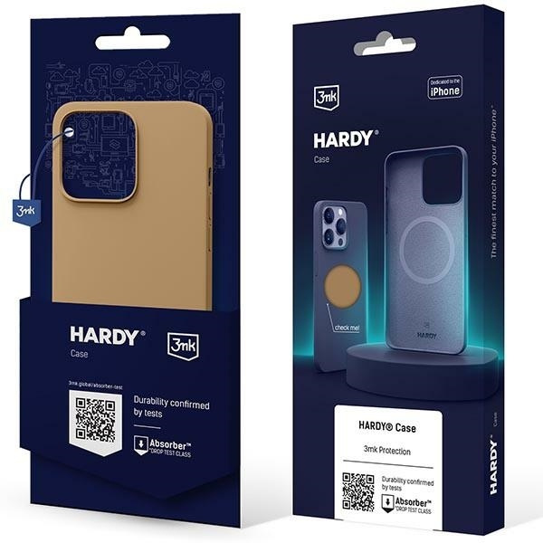 3MK Hardy Case iPhone 14 Pro Max 6,7" złoty/gold MagSafe