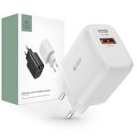 ŁADOWARKA TECH-PROTECT C20W 2-PORT NETWORK CHARGER PD20W/QC3.0 WHITE