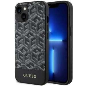 Etui Guess GUHMP14SHGCFSEK iPhone 14 6.1" czarny/black hardcase GCube Stripes MagSafe Case