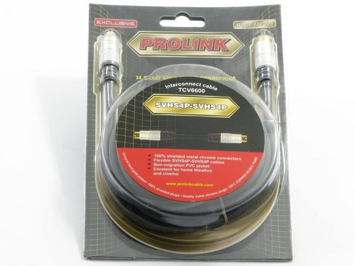 Kabel PROLINK SVHS4P -  SVHS4P 5m TCV6600