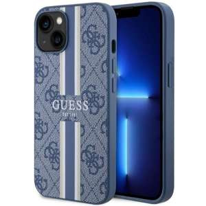 Etui Guess GUHMP14MP4RPSB iPhone 14 Plus 6,7" niebieski/blue hardcase 4G Printed Stripes MagSafe Case