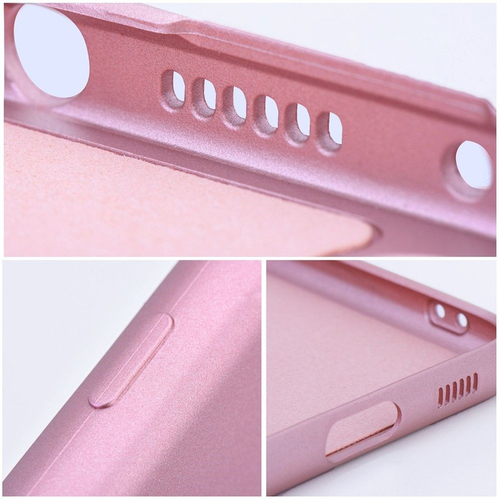 Etui Futerał METALLIC do XIAOMI Redmi 12 4G różowy Case