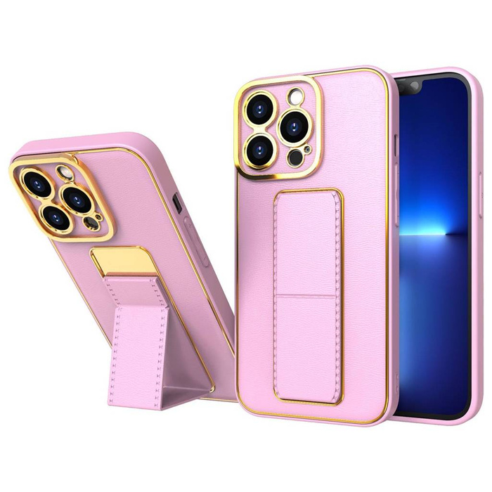 New Kickstand Case etui do Samsung Galaxy A13 5G z podstawką różowy