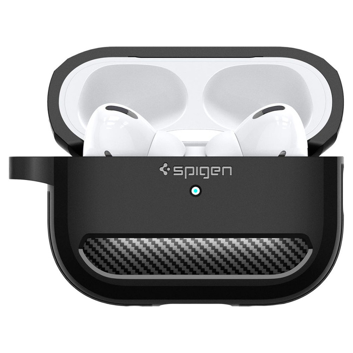 Etui Spigen Rugged Armor Apple Airpods Pro 1 / 2 Matte Black Case