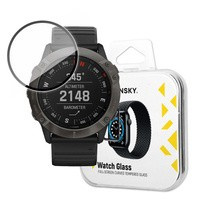 Wozinsky Watch Glass hybrydowe szkło do Garmin Fenix 6X Pro czarny