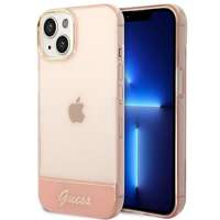 Etui GUESS Apple iPhone 14 Translucent Różowy Hardcase