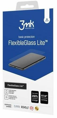 Spigen A53 5G Liquid Crystal ETUI Przezroczyste Clear + Szkło 3MK Flexible Glass Lite