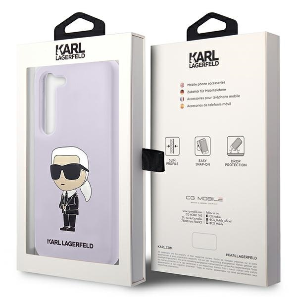 Etui Karl Lagerfeld Silicone Nft Ikonik - Etui Samsung Galaxy S23 Plus (fioletowy) Case