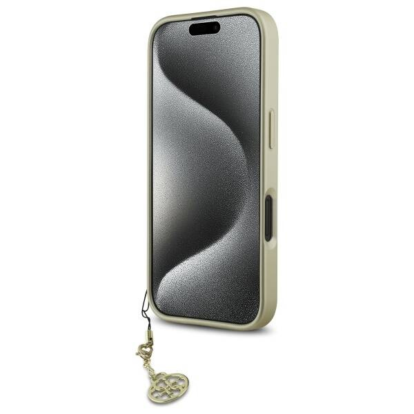 Etui Guess iPhone 16 Plus czarny/black hardcase 4G Charms Collection