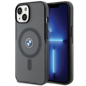 Etui BMW BMHMP15SDSLK iPhone 15 6.1" czarny/black hardcase IML Signature MagSafe Case