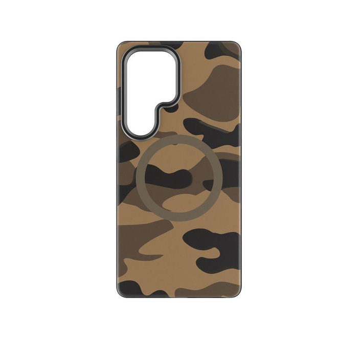 FORCELL F-PROTECT Levels z Dual Layer 4D technology, Military Drop-Test kompatybilny z MagSafe do SAMSUNG S25 ULTRA desert camo