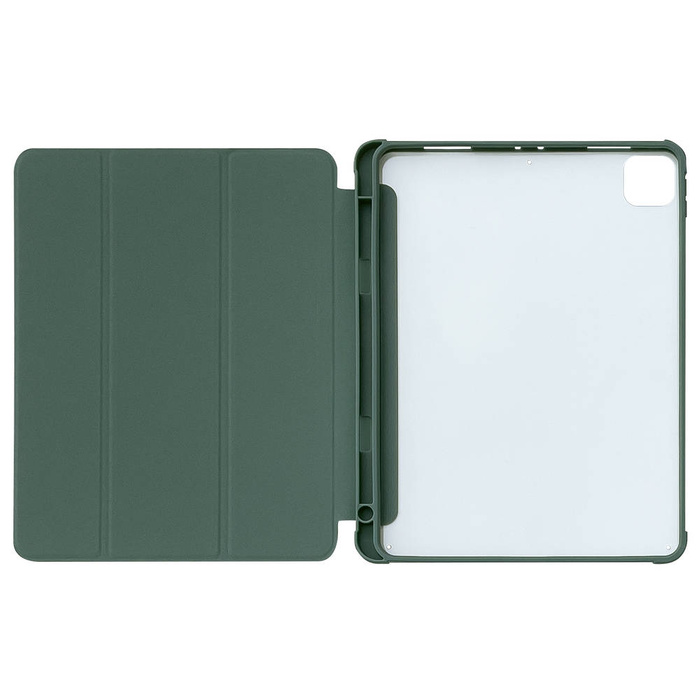 Stand Tablet Case etui Smart Cover pokrowiec na iPad mini 2021 z funkcja podstawki zielony