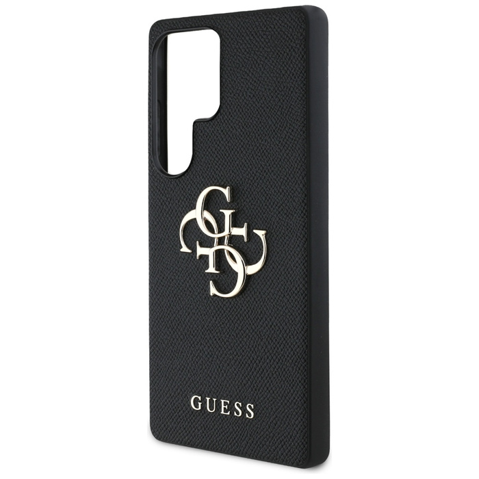 Etui Guess Grained Big 4G Logo Small      Classic Logo do Samsung Galaxy S25 Ultra czarny