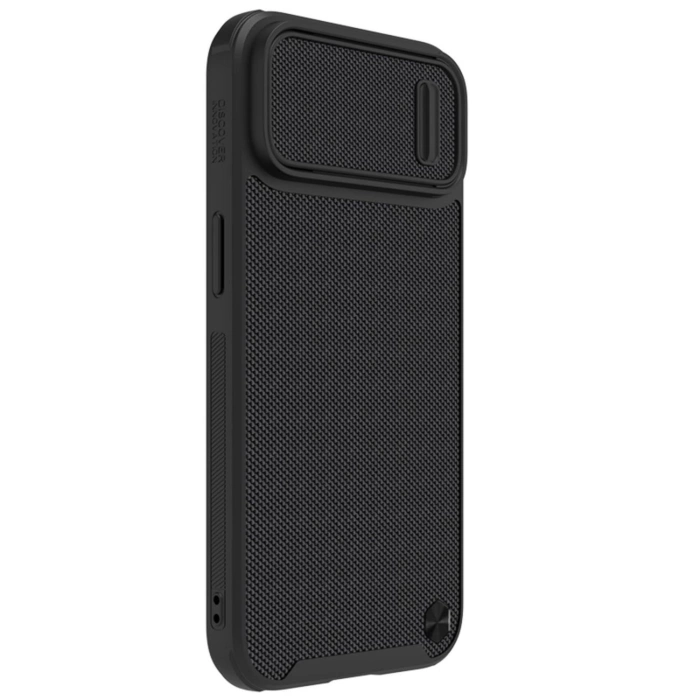 Nillkin Textured S Case etui iPhone 14 Plus pancerny pokrowiec z osłoną na aparat czarny