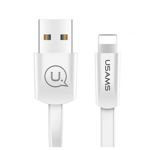 Kabel Płaski USAMS Apple Lightning 1,2m U2 SJ199IP02 US-SJ199 Biały