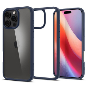 ETUI SPIGEN ULTRA HYBRID IPHONE 16 PRO NAVY BLUE