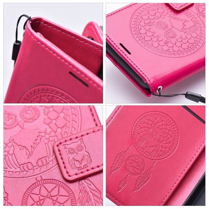 Etui Kabura MEZZO Book do SAMSUNG A12 łapacz snów magenta Case