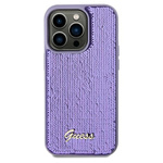 Etui Guess GUHCN61PSFDGSU iPhone 11 / Xr 6.1" fioletowy/purple hardcase Sequin Script Metal Case