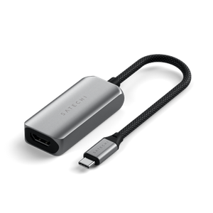 Satechi Single Port Adapter - adapter USB-C do HDMI 2.1 8K (space gray)