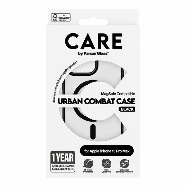 CARE by PanzerGlass Urban Combat Case iPhone 15 Pro Max 6,7" MagSafe czarny/black 1428