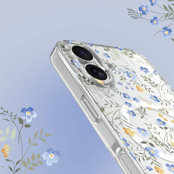 ETUI TECH-PROTECT MAGMOOD MAGSAFE IPHONE 16 SPRING FLOWERS