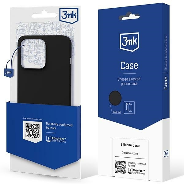 ETUI 3MK Silicone Case iPhone 13 Pro 6,1" czarny/black Case