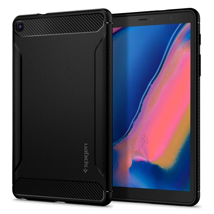 Etui SPIGEN Rugged Armor Galaxy Tab A 8.0 S-Pen 2019 P200/P205 Matte Black Czarne Case