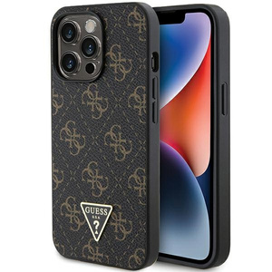 Etui Guess GUHCP13LPG4GPK iPhone 13 Pro / 13 6.1" czarny/black hardcase 4G Triangle Metal Logo Case